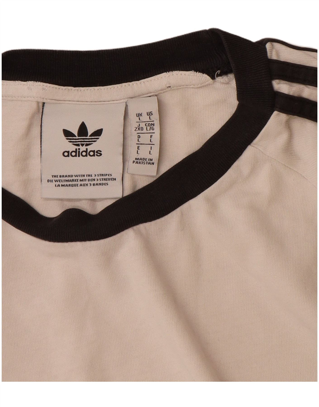 Ανδρικό T-Shirt Adidas Top μεγάλο λευκό βαμβακερό