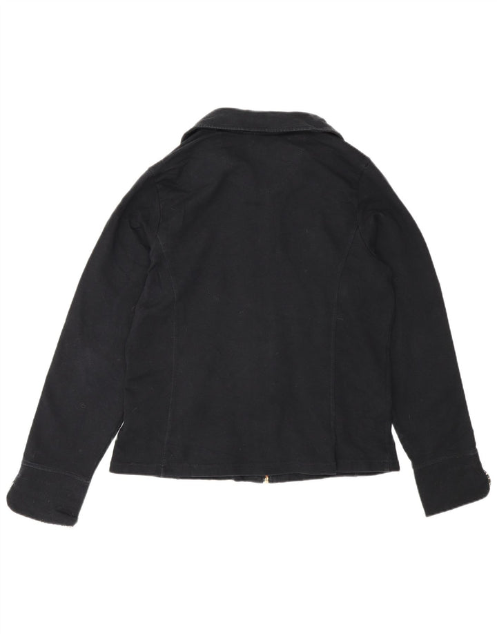 Marks & Spencer Γυναικείο Bomber Jacket UK 14 Medium Black Cotton