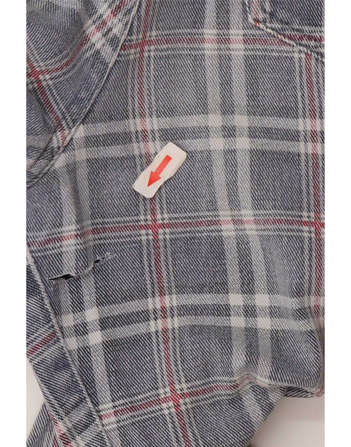 Extreme γυναικείο κωνικό τζιν W26 L29 Blue Check Cotton