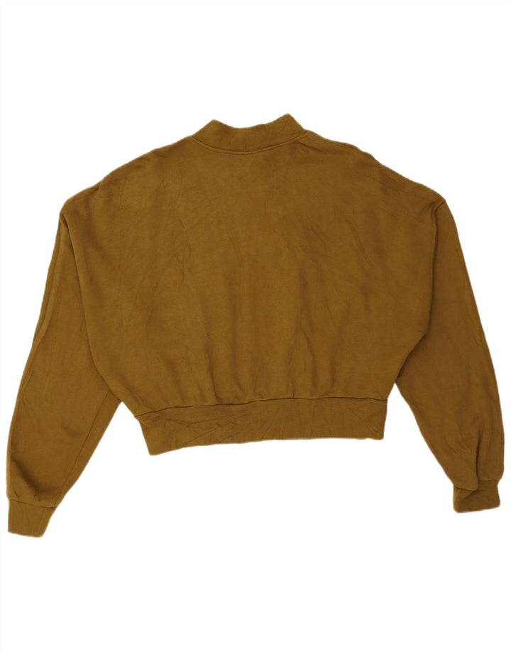 Γυναικεία φούτερ NIKE Crop Oversized Jumper UK 14 Medium Khaki Cotton