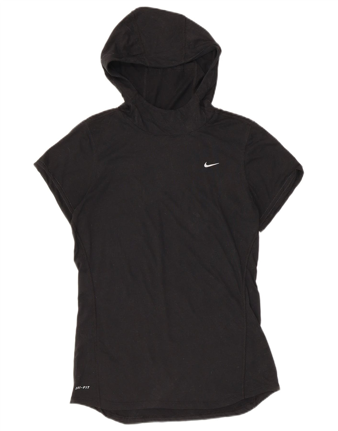Γυναικείο μπλουζάκι Nike με κουκούλα Dri Fit Top 10 Small Black Polyester