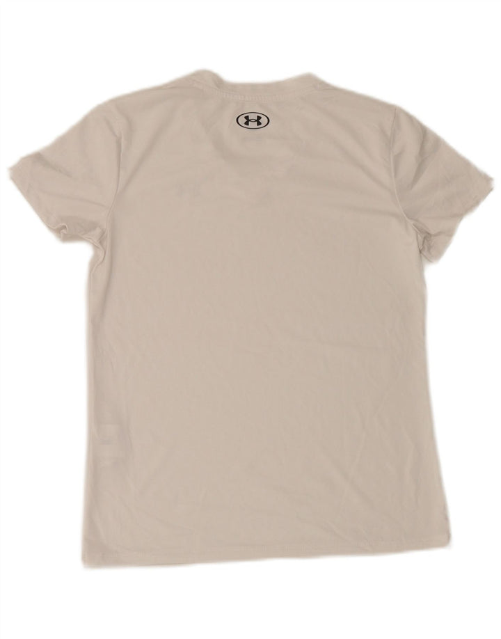 Under Armour Ανδρικό T-Shirt Top XS Λευκό Πολυεστέρα