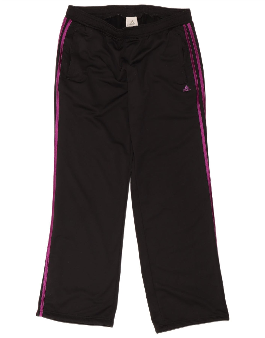 Adidas Γυναικεία φόρμα παντελόνι UK 12/14 Μεσαίο μαύρο πολυεστέρα