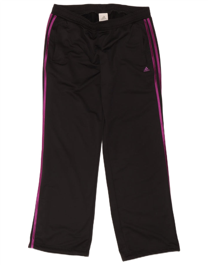Adidas Γυναικεία φόρμα παντελόνι UK 12/14 Μεσαίο μαύρο πολυεστέρα
