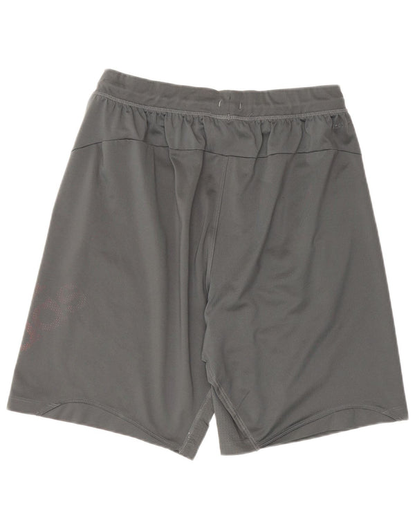 Ανδρικό γραφικό αθλητικό σορτς Adidas Small Grey Polyester