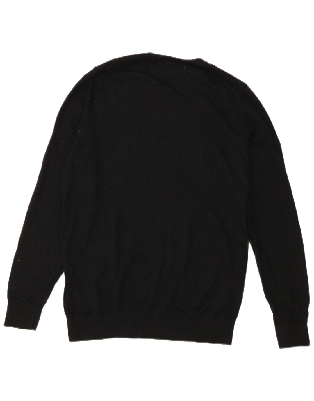 Ανδρικό πουλόβερ Marks & Spencer Autograph Crew Neck Jumper Μεγάλο Μαύρο