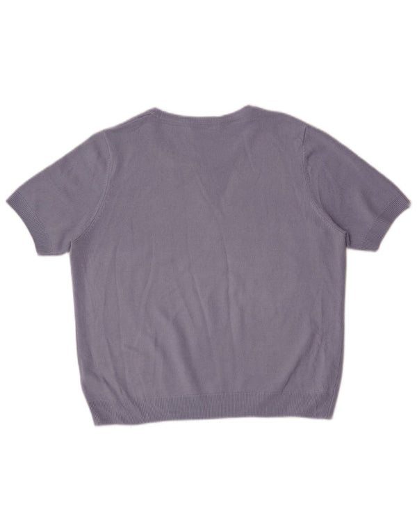 Marks & Spencer Γυναικείο πουλόβερ με λαιμόκαυστο UK 14 Large Blue