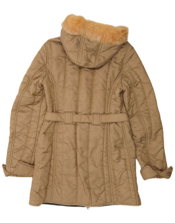 Refrigiwear Γυναικείο παλτό με κουκούλα Cruz UK 14 Large Beige Polyamide