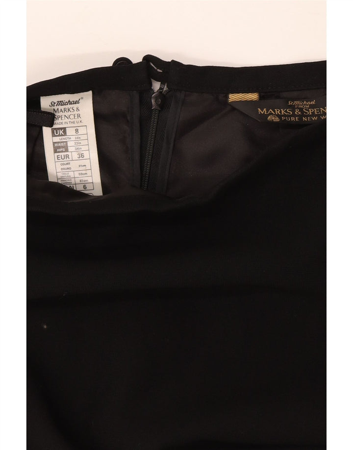 Marks & Spencer Γυναικεία φούστα St. Michael Pencil UK 8 Small W26 Μαύρη