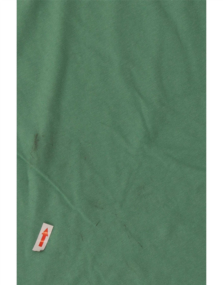 Ανδρικό γραφικό T-Shirt Puma Τοπ μεσαίο τιρκουάζ βαμβακερό
