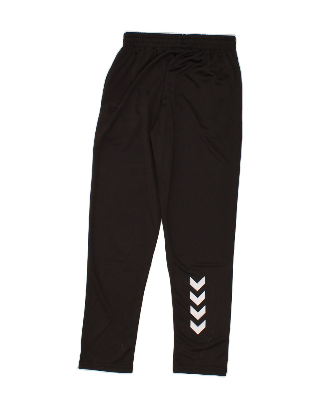 HUMMEL Boys Graphic Tracksuit Trousers 13-14 Years Black Polyester Vintage Hummel and Second-Hand Hummel from Messina Hembry 