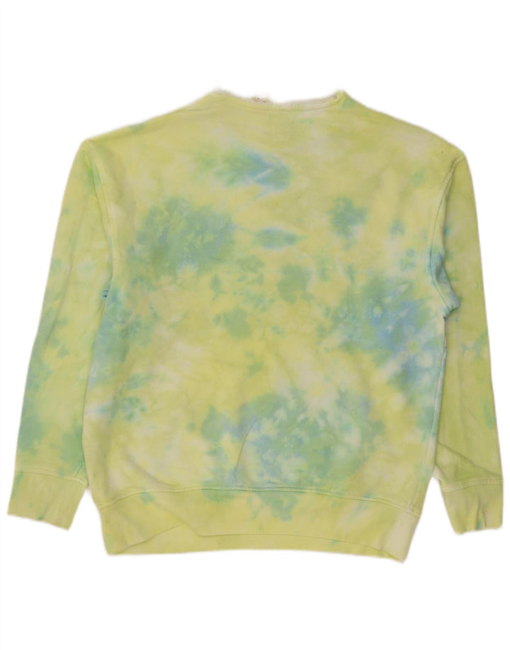 Levi's Ανδρική Χαλαρή Γραφική Φούτερ Jumper Μεσαία Πράσινη Βαφή Βαμβακερή Γραβάτα