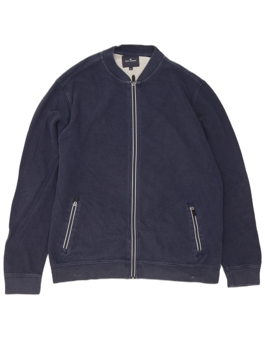 Marks & Spencer Ανδρική φόρμα φόρμας μπλε Harbour Top Jacket XL Navy Blue Cotton