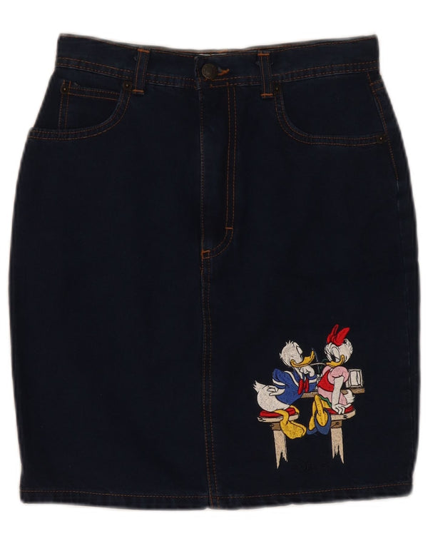 Emmanuel Shvili Γυναικεία τζιν φούστα Donald Duck IT 40 Small W26 Navy Blue