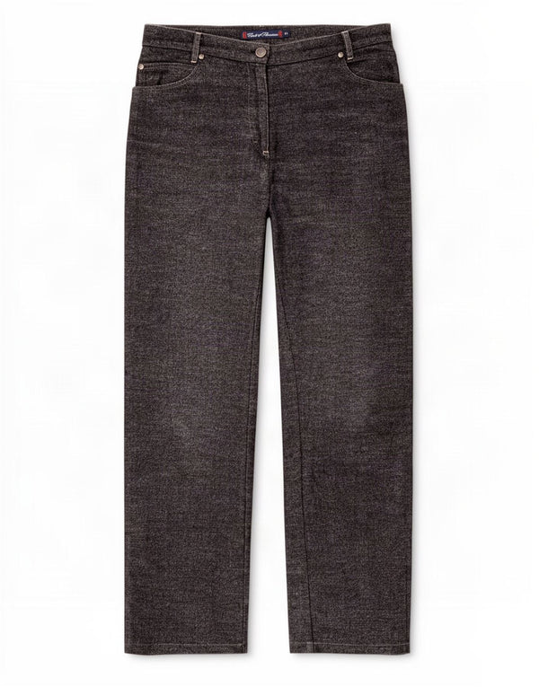 Γυναικείο ίσιο casual παντελόνι Conte of Florence IT 44 Medium W30 L32 Grey