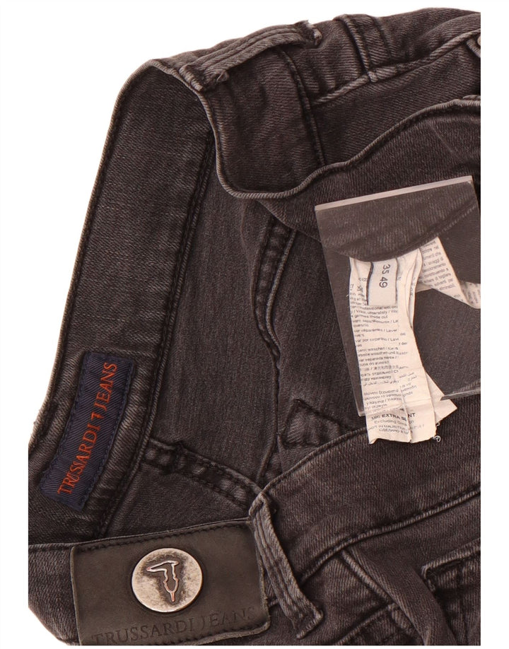 Ανδρικό τζιν Trussardi ίσιο W35 L30 Γκρι βαμβακερό