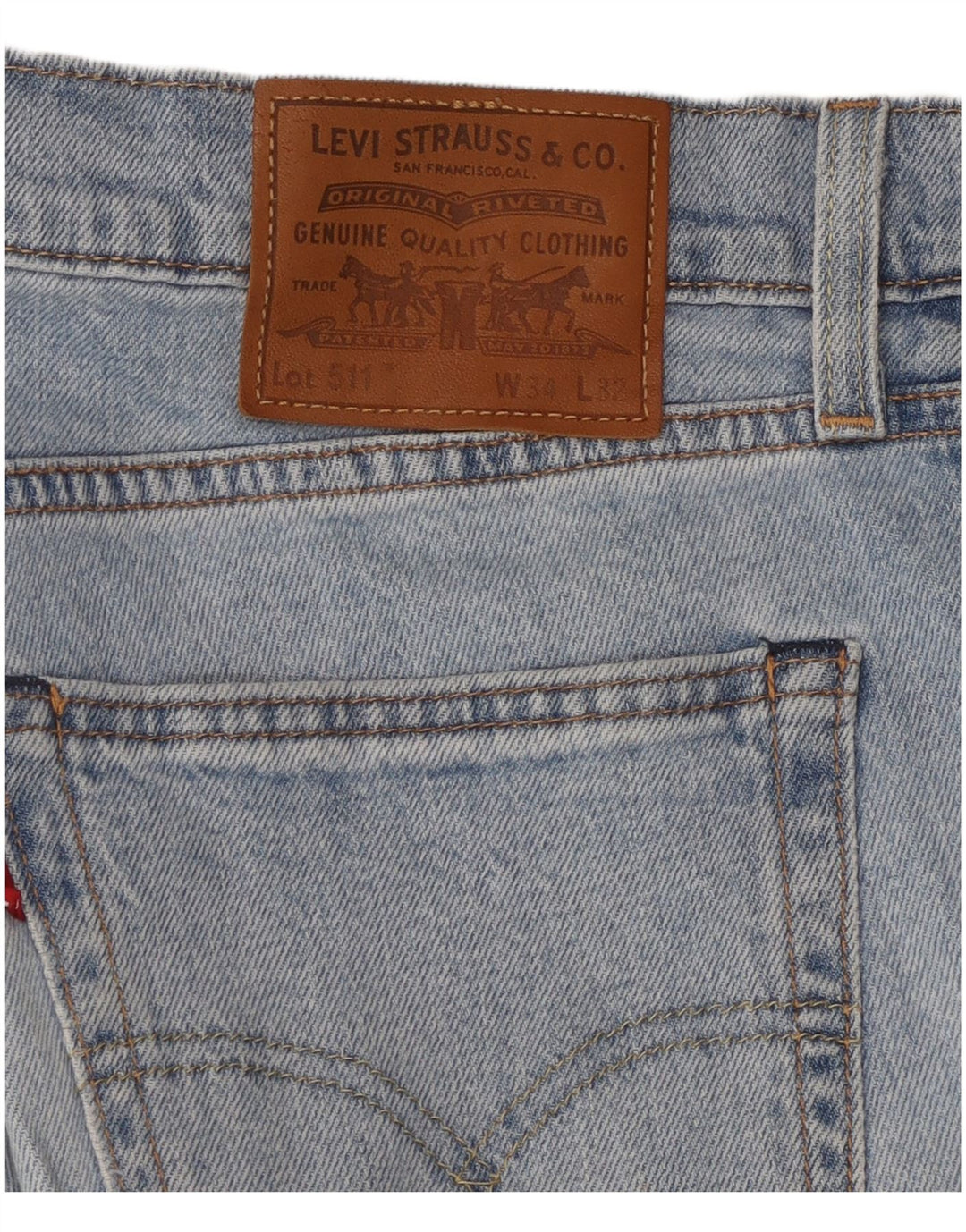 LEVI'S Ανδρικό 511 Slim Jeans W34 L32 Blue