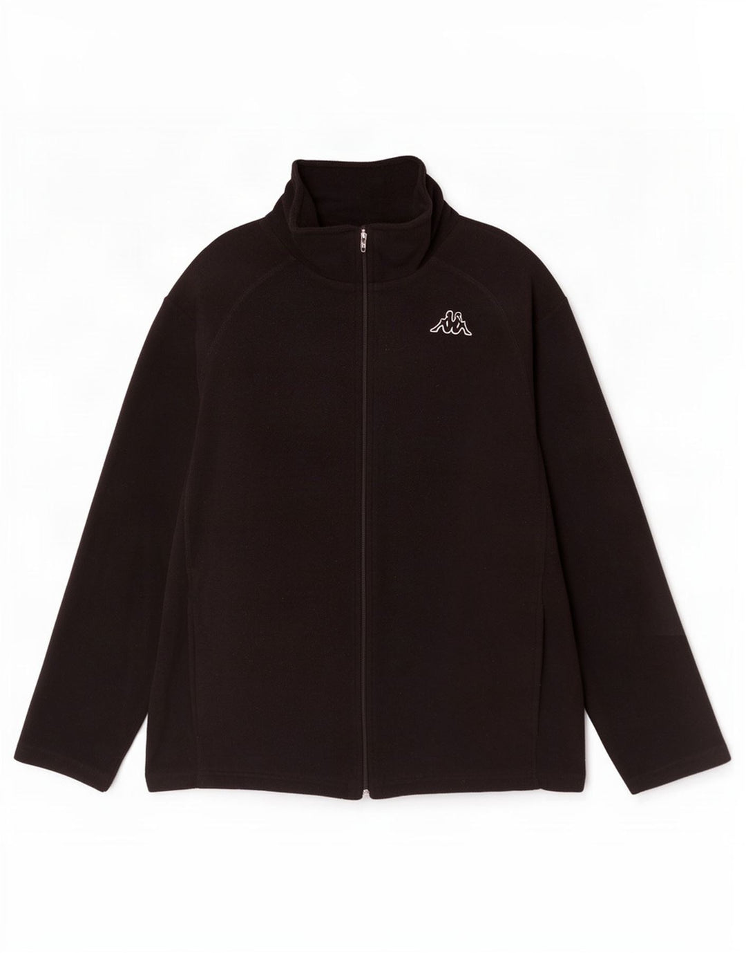 Kappa Ανδρικό Fleece Jacket UK 42 XL Μαύρο Πολυεστέρας