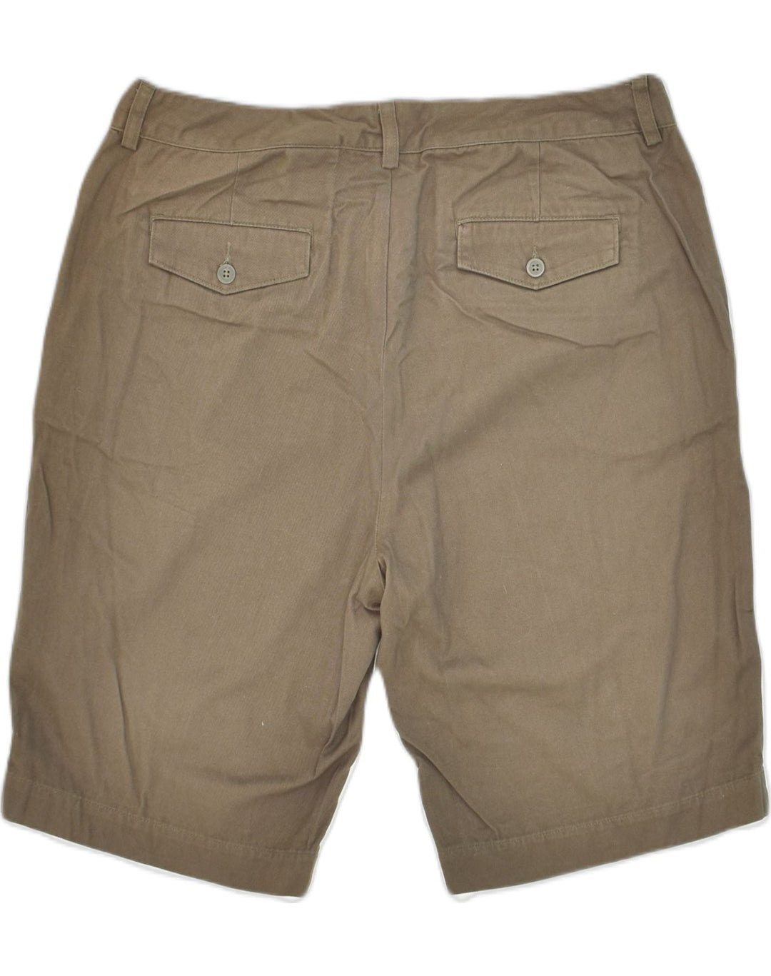 EDDIE BAUER Womens Chino Shorts US 12 XL W34 Brown Cotton | Vintage Eddie Bauer | Thrift | Second-Hand Eddie Bauer | Used Clothing | Messina Hembry 