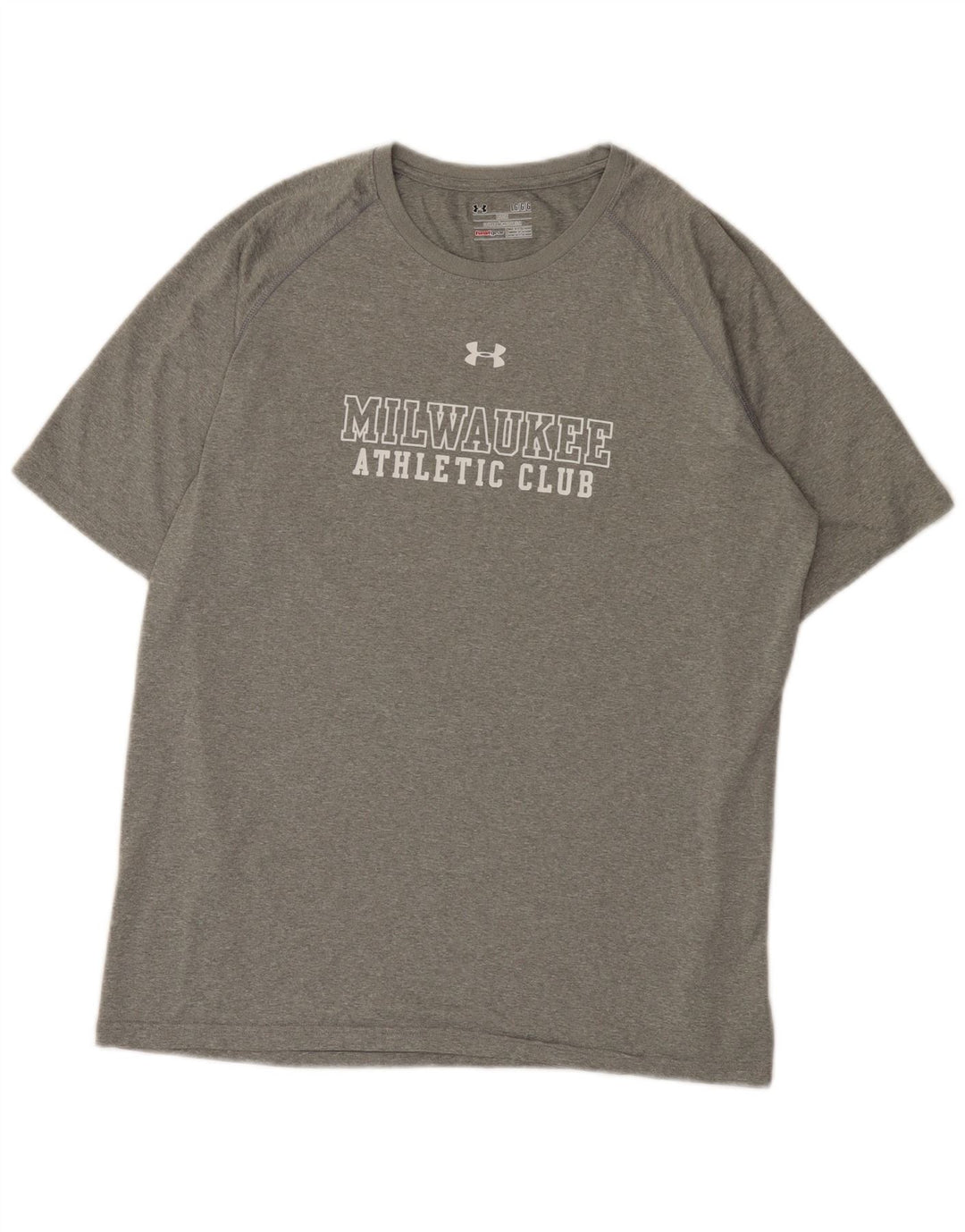 Under Armour Ανδρικό T-Shirt Milwaukee Graphic Top Large Grey Polyester