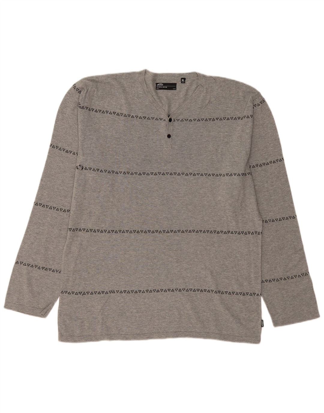 VANS Ανδρικό τοπ μακρυμάνικο XL Γκρι γεωμετρικό