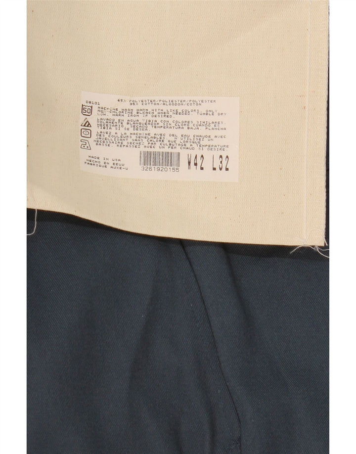 Ανδρικό ίσιο παντελόνι Chino Dickies W42 L32 Blue Polyester