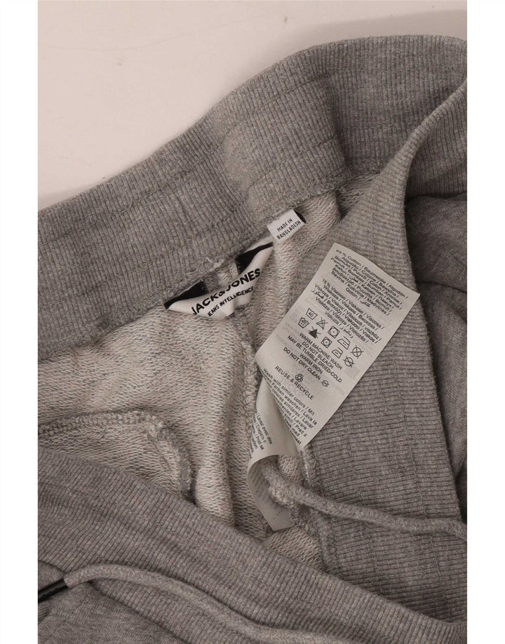 Ανδρική αθλητική φόρμα Jack & Jones Παντελόνι Joggers Βαμβακερό μεσαίο γκρι