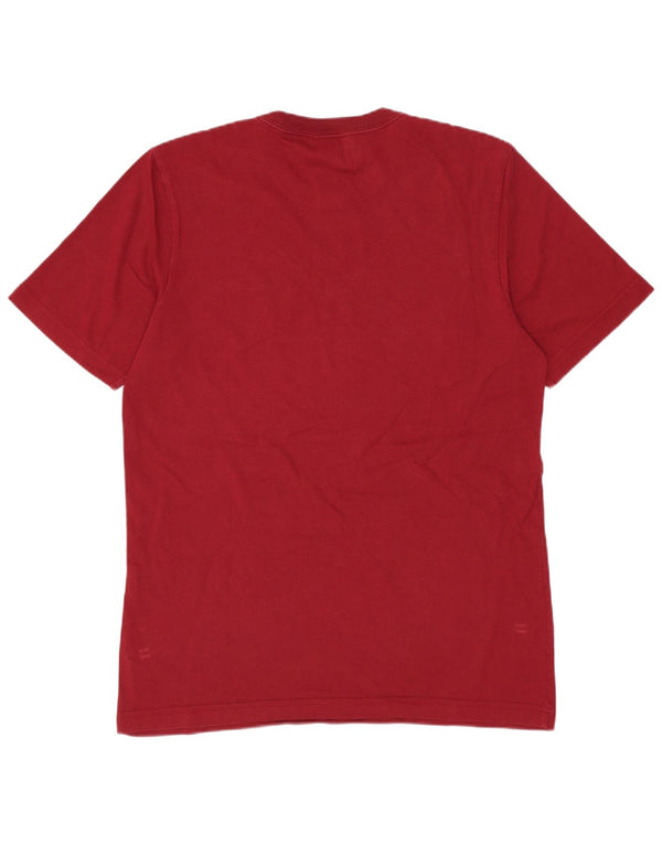 Ανδρικό T-Shirt Adidas Top Μικρό Βουργουνδί Βαμβακερό