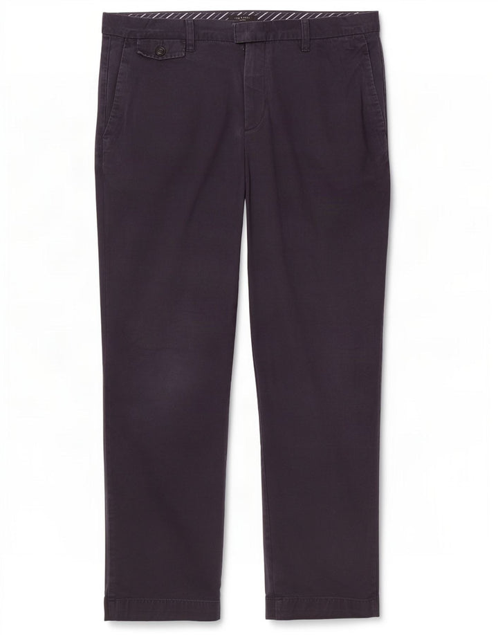 Ανδρικό ίσιο παντελόνι Ted Baker W36 L30 Navy Blue Cotton