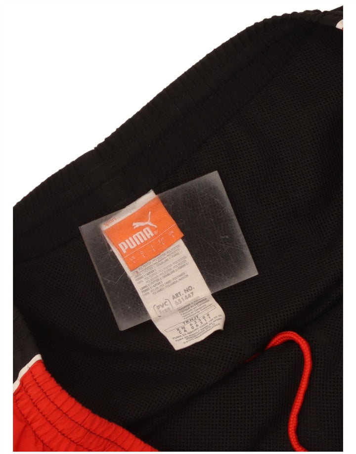 Ανδρική αθλητική φόρμα Puma Παντελόνι μεγάλο μαύρο χρώμα πολυεστέρα