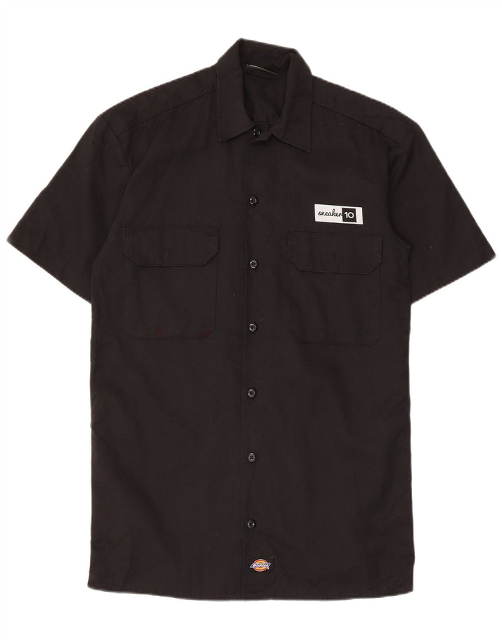 Ανδρικό κοντομάνικο πουκάμισο Dickies XS Μαύρο πολυεστέρα