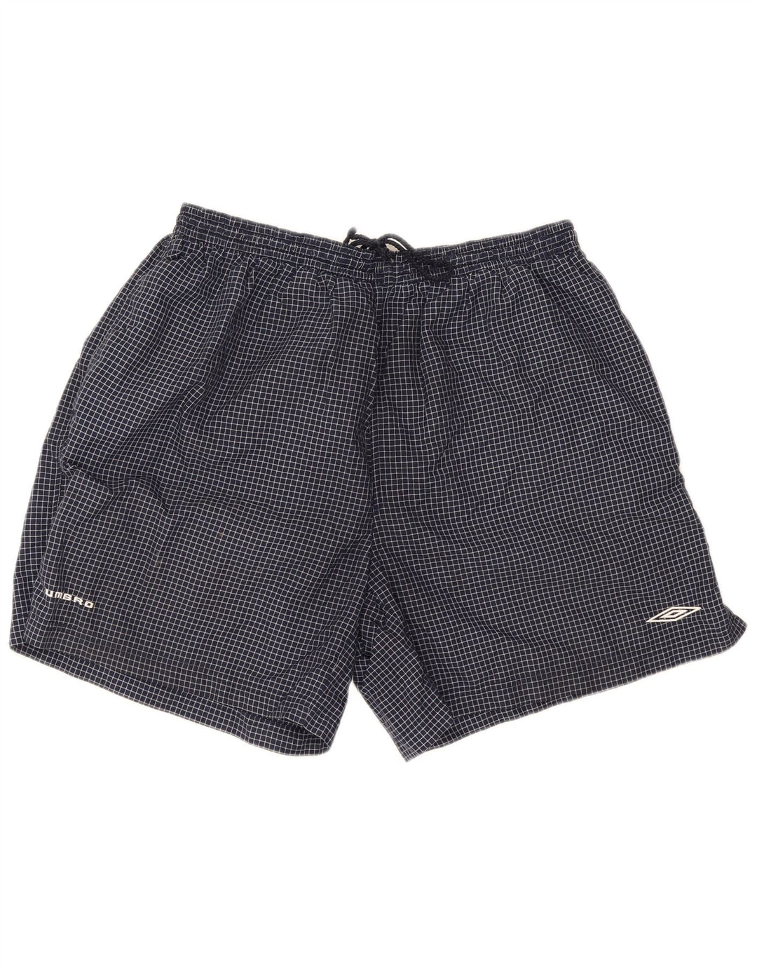 Ανδρικό αθλητικό σορτς Umbro 2XL Navy Blue Check Nylon