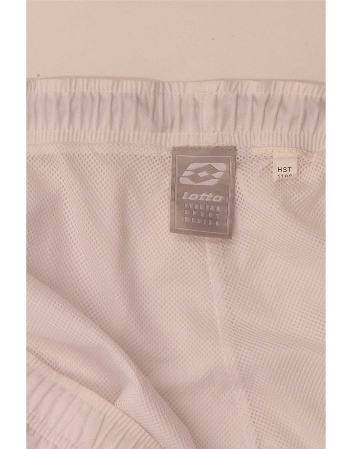 Ανδρική φόρμα Lotto Παντελόνι Joggers XL Λευκό