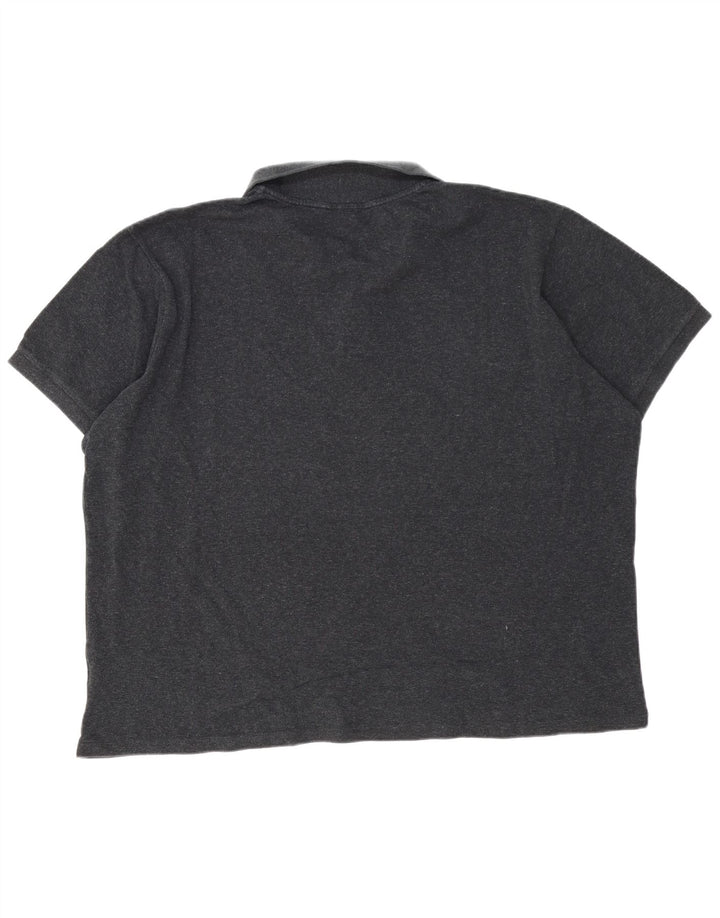 Ανδρικό πουκάμισο Lacoste Classic Fit Polo Size 8 3XL Γκρι βαμβακερό