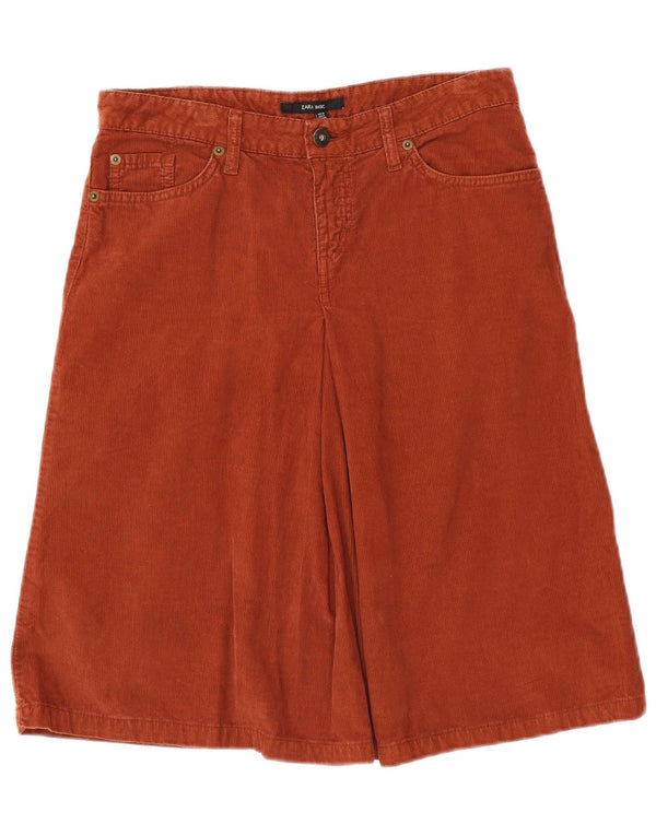 Zara Γυναικεία Κοτλέ Φούστα EU 38 Small W28 Καφέ