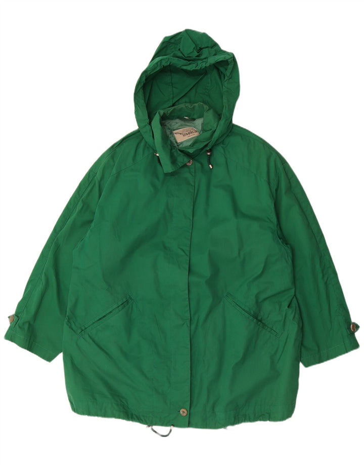 Mabrun Γυναικείο παλτό με κουκούλα Oversized Windbreaker IT 44 Medium Green