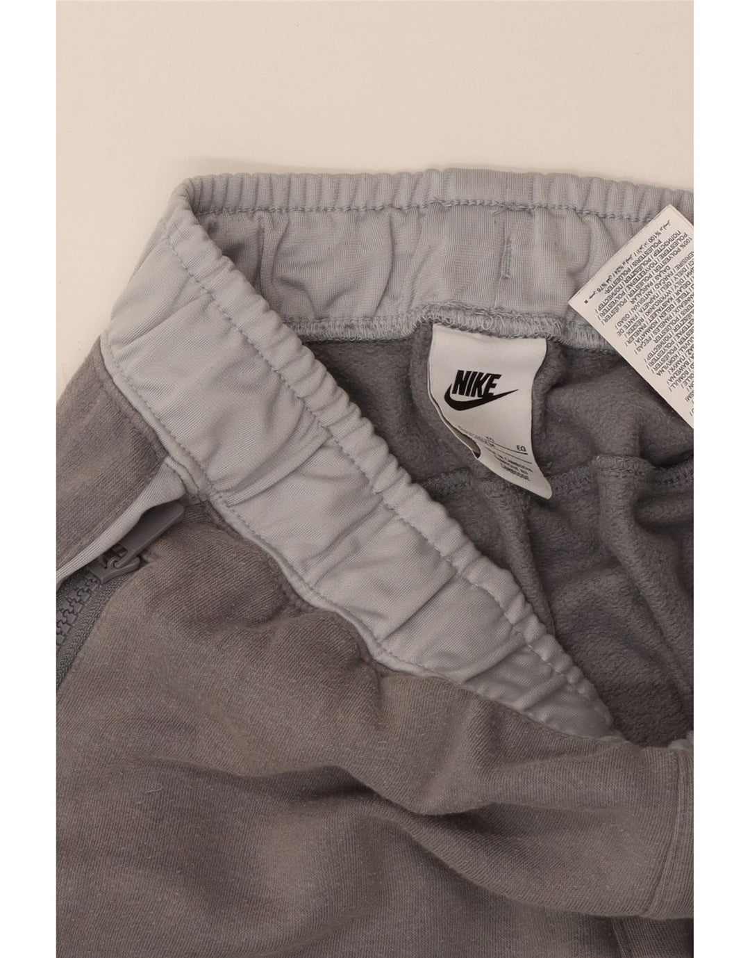 NIKE Boys Tracksuit Trousers Joggers 13-14 Years XL Grey Colourblock