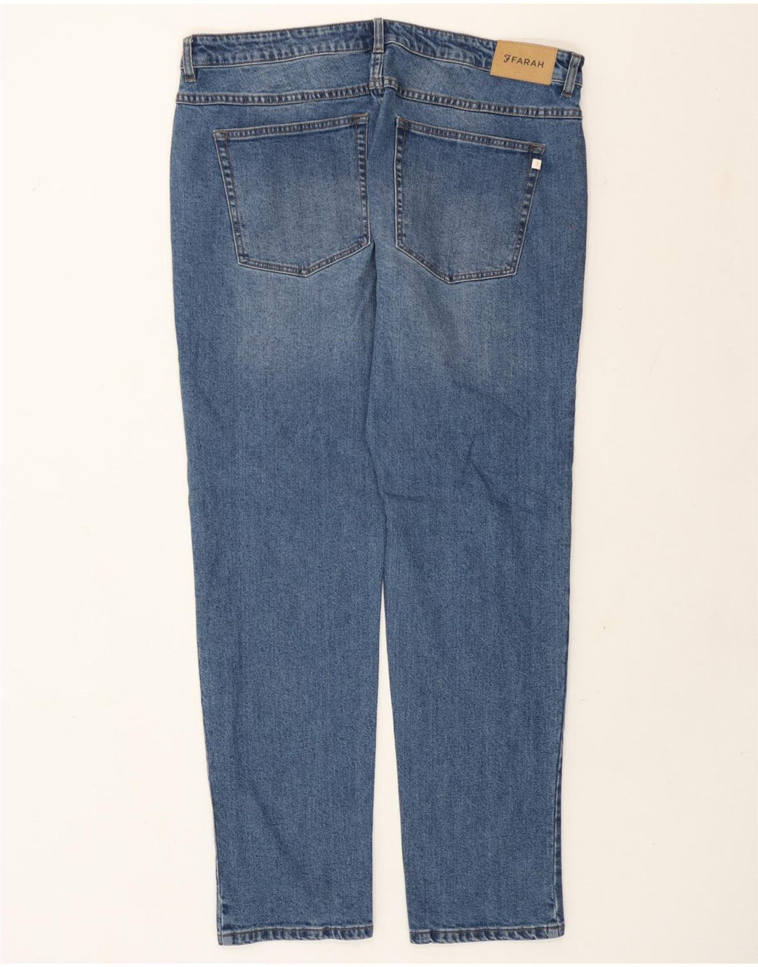 Farah Γυναικείο Slim Jeans W36 L32 Μπλε βαμβακερό