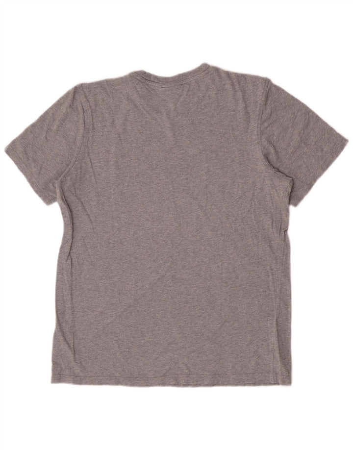 Ανδρικό γραφικό T-Shirt Adidas Top Μεσαίο γκρι βαμβακερό