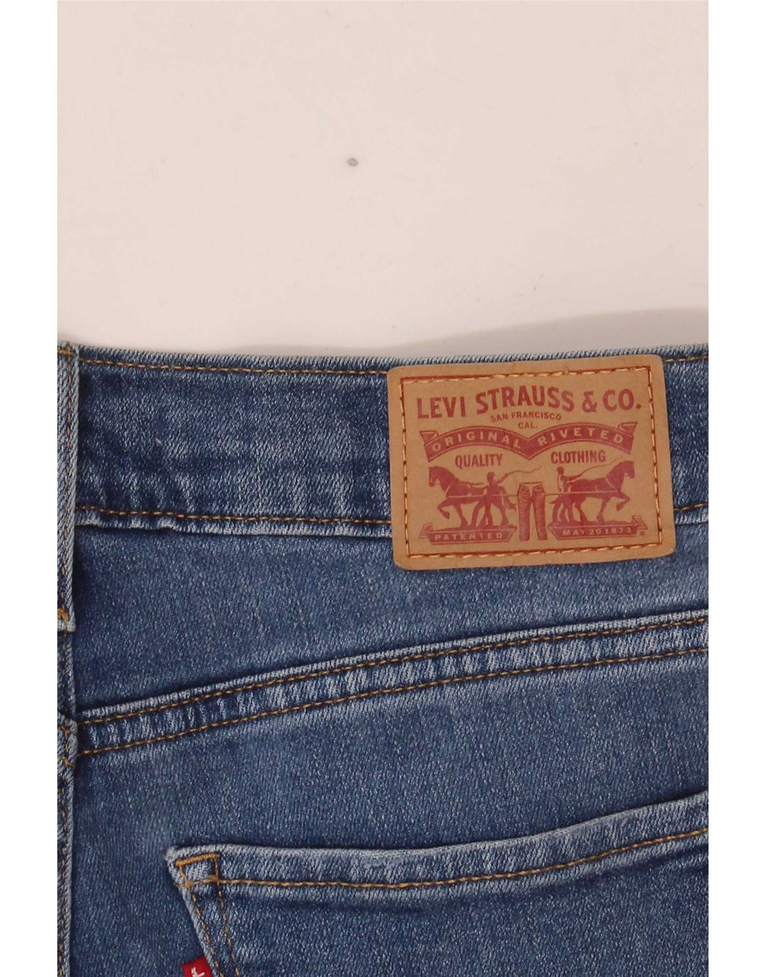 Γυναικείο τζιν Levi's 724 Ψηλό ίσιο W28 L28 Μπλε