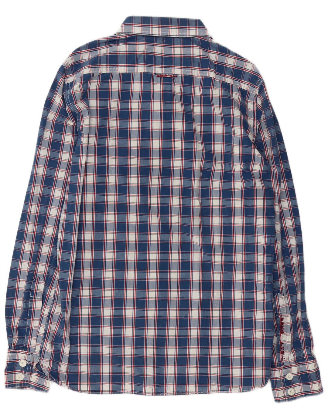 Ανδρικό πουκάμισο Superdry Large Blue Check Cotton