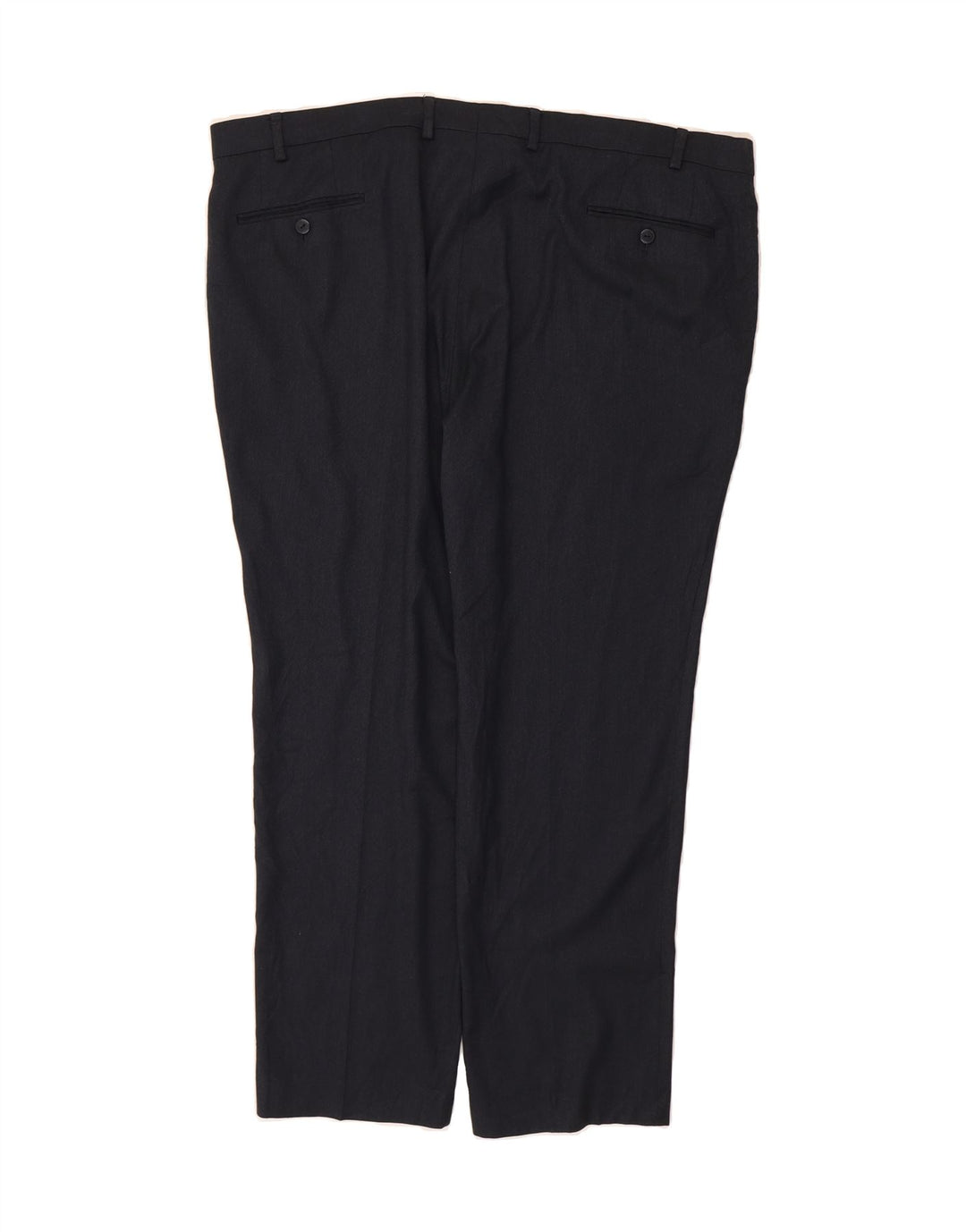 RALPH LAUREN Mens Straight Suit Trousers W42 L30 Black Polyester Vintage Ralph Lauren and Second-Hand Ralph Lauren from Messina Hembry 