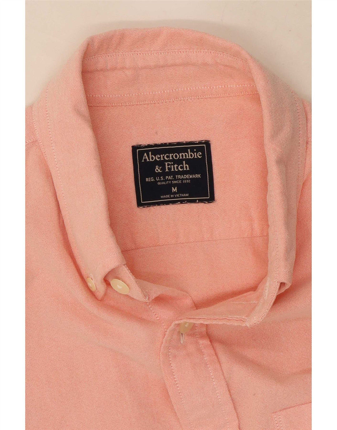 Ανδρικό πουκάμισο Abercrombie & Fitch σε μεσαίο ροζ χρώμα