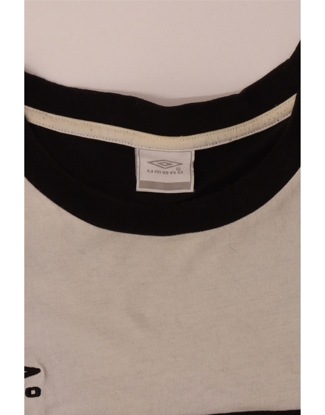 Ανδρικό T-Shirt UMBRO Top XL Μαύρο Colourblock Βαμβακερό