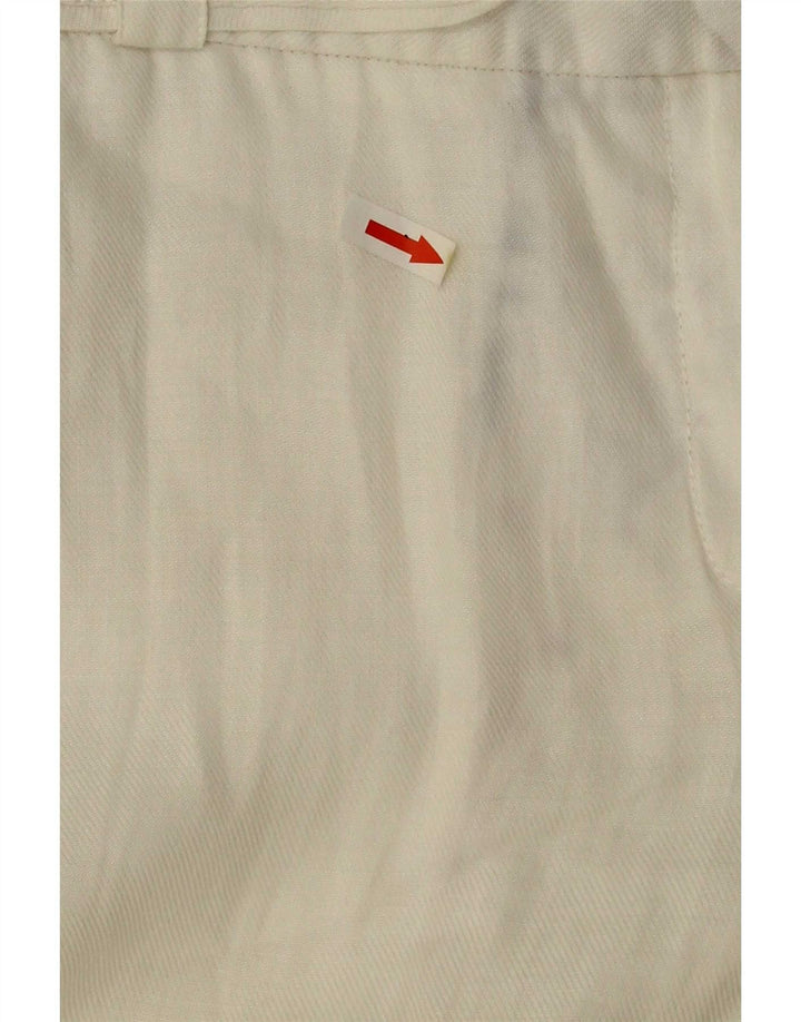 Zara Γυναικείο παντελόνι Chino Bootcut EU 38 Small W28 L32 Λευκό