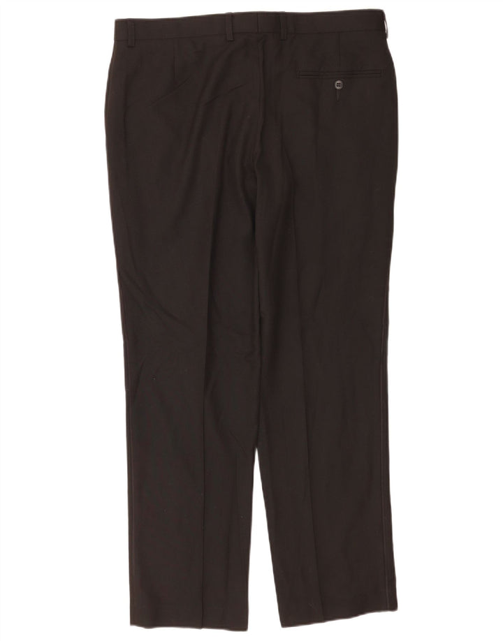 Marks & Spencer Ανδρικό Slim Fit Παντελόνι W34 L29 Μαύρο Πολυεστέρα