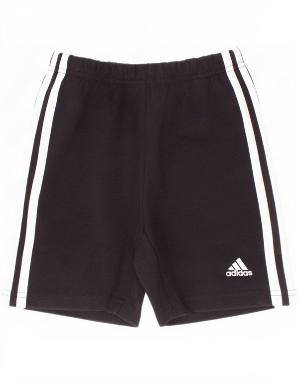 Adidas Boys αθλητικό σορτς 6-7 ετών μαύρο βαμβακερό