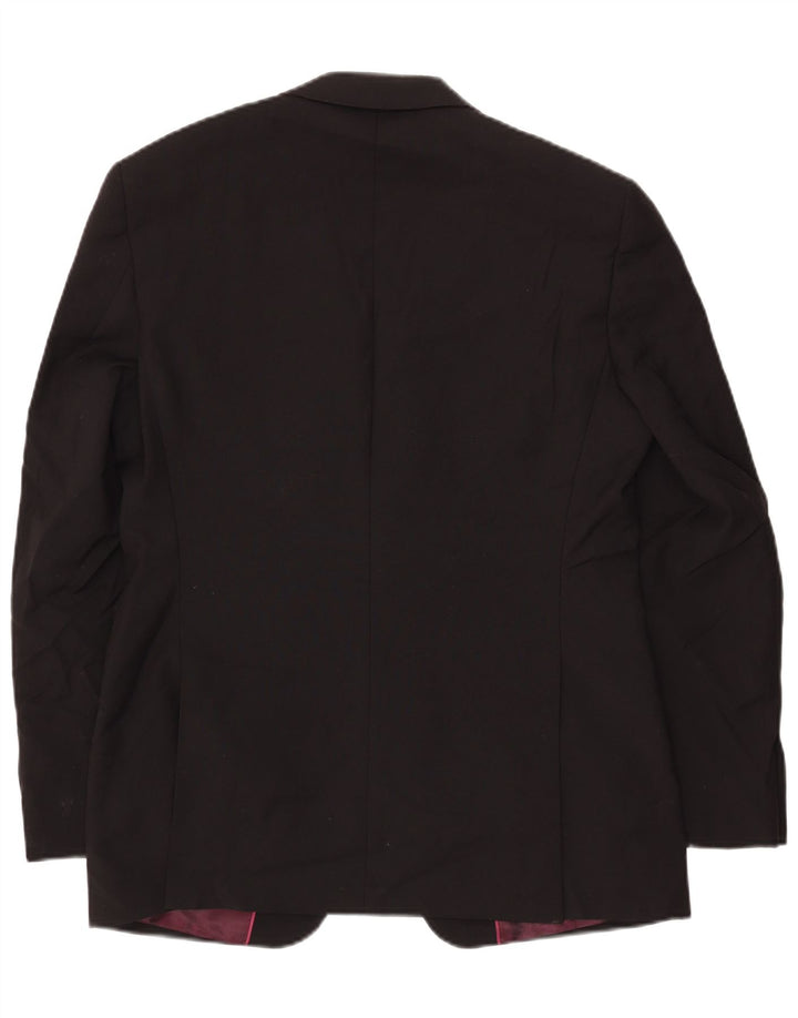 Marks & Spencer Ανδρικό Σακάκι Blazer με 2 κουμπιά αυτόγραφο UK 40 μεγάλο μαύρο