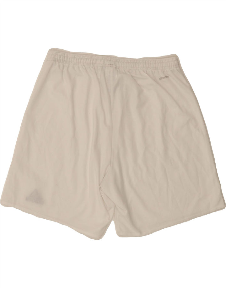 ADIDAS Mens Climalite Sport Shorts Large  White Polyester Vintage Adidas and Second-Hand Adidas from Messina Hembry 