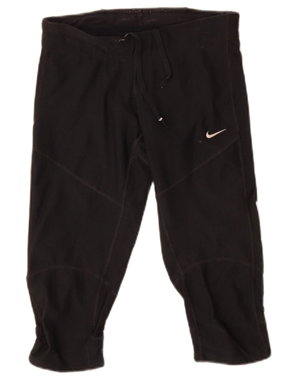 Nike γυναικείο Dri Fit Bermuda Sport σορτς UK 4 XS μαύρο πολυεστέρα